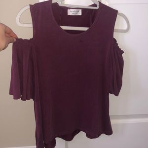 A purple/lavender Top